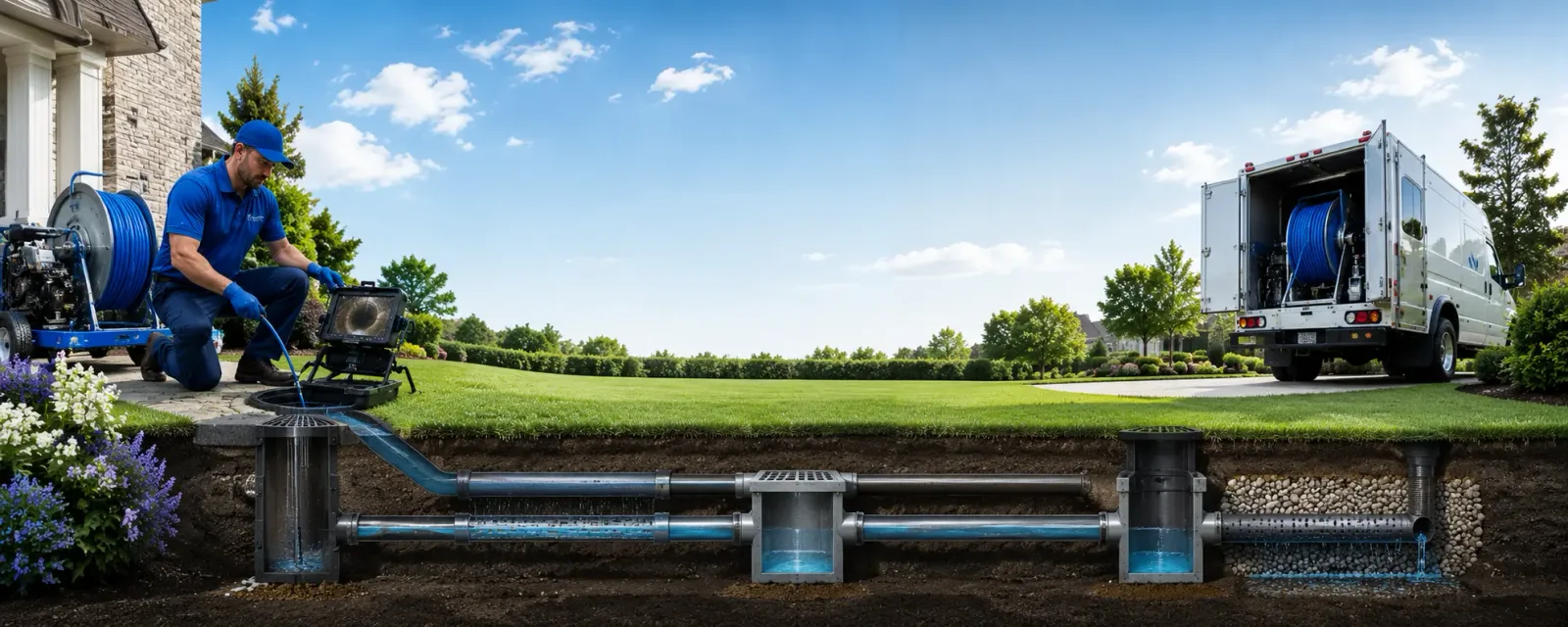 Outdoor drain cleaning information for Dudley, PA